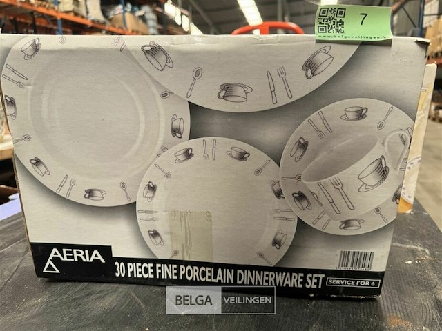 Porseleinen servies diner set - 30 st - aeria - afbeelding 2 van  3