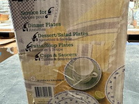 Porseleinen servies diner set - 30 st - country fair - afbeelding 3 van  3