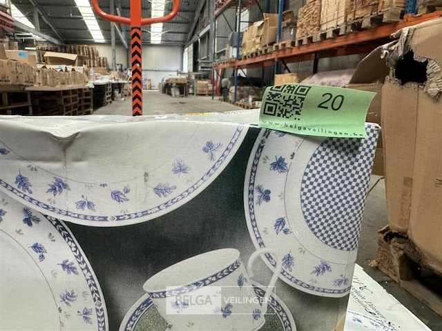 Porseleinen servies diner set - 30 st - country fair - afbeelding 4 van  4