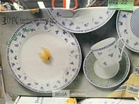 Porseleinen servies diner set - 30 st - country fair - afbeelding 2 van  4