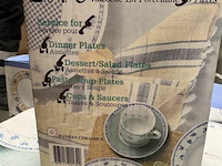 Porseleinen servies diner set - 30 st - country fair - afbeelding 4 van  4