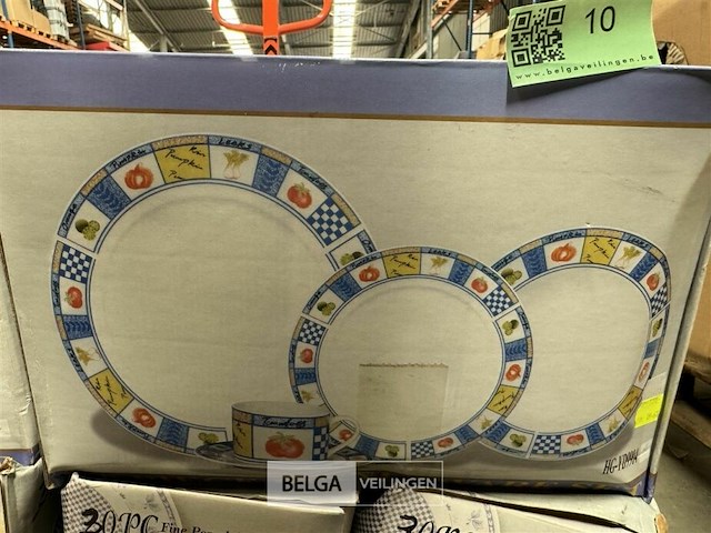 Porseleinen servies diner set - 30 st - afbeelding 1 van  3