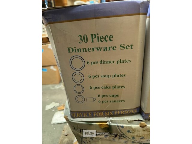 Porseleinen servies diner set - 30 st - afbeelding 3 van  3