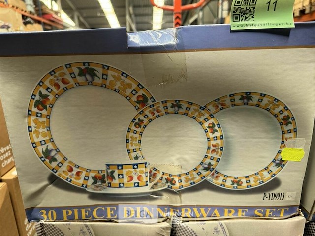 Porseleinen servies diner set - 30 st - afbeelding 1 van  3