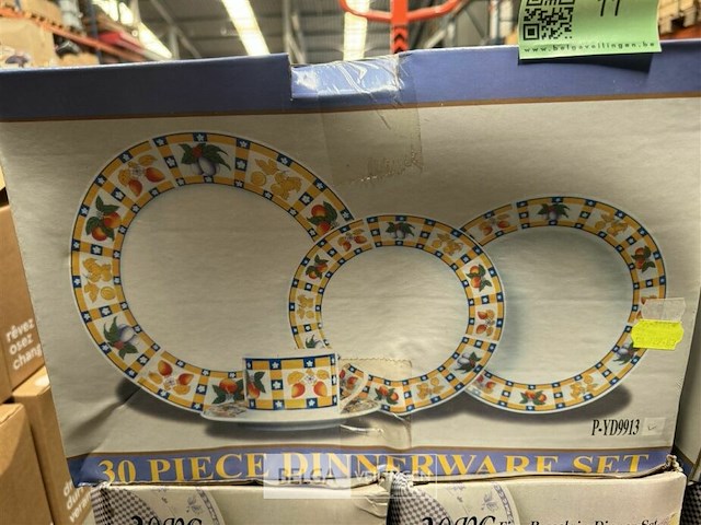 Porseleinen servies diner set - 30 st - afbeelding 2 van  3