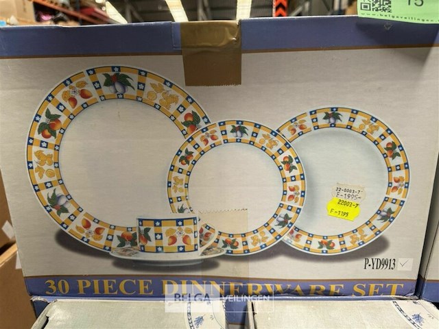 Porseleinen servies diner set - 30 st - afbeelding 2 van  3