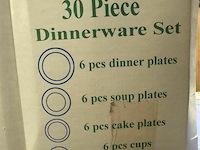 Porseleinen servies diner set - 30 st - afbeelding 3 van  3