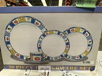 Porseleinen servies diner set - 30 st - afbeelding 2 van  3