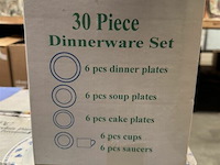 Porseleinen servies diner set - 30 st - afbeelding 3 van  3