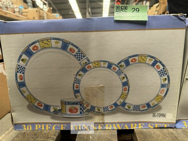 Porseleinen servies diner set - 30 st - afbeelding 1 van  5