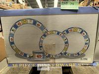 Porseleinen servies diner set - 30 st - afbeelding 2 van  5