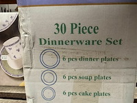 Porseleinen servies diner set - 30 st - afbeelding 3 van  5