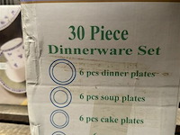Porseleinen servies diner set - 30 st - afbeelding 5 van  5