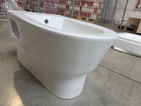 Porseleinen wand toilet eago - afbeelding 3 van  6