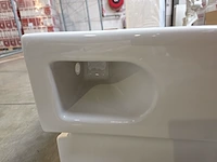 Porseleinen wand toilet eago - afbeelding 4 van  6