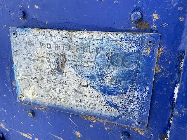 Portafill 2000 ct mobiele zeefinstallatie - afbeelding 13 van  36