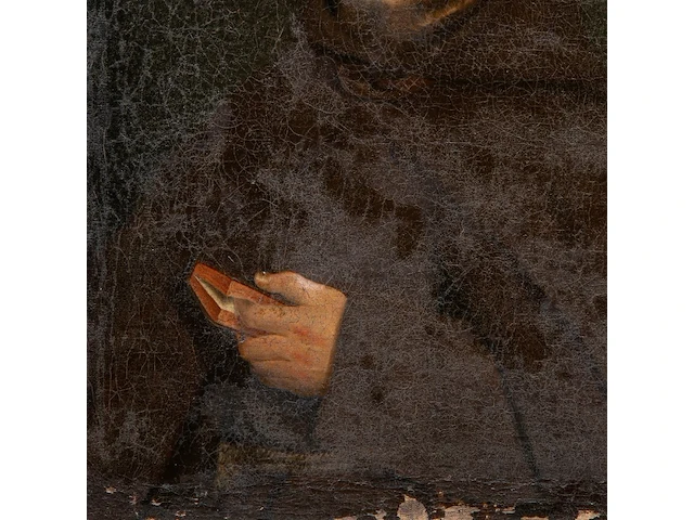 Portrait of a spanish monk, oil on canvas 68 x 58 cm. (26.76 x 22.82 in.), frame: 85 x 75 cm. (33.46 x 29.53 in.) - afbeelding 5 van  5
