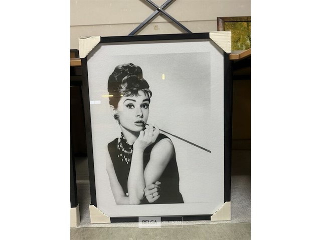 Portret audrey hepburn - afbeelding 1 van  2