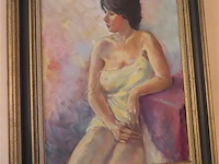 Portret olie op doek - afbeelding 1 van  3