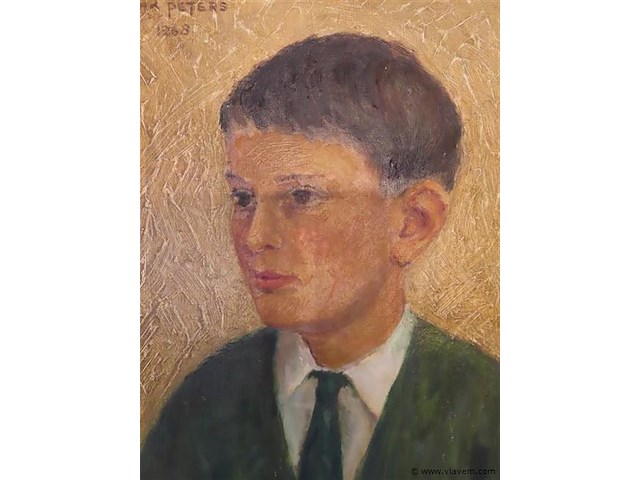 Portret olie op doek - afbeelding 3 van  3