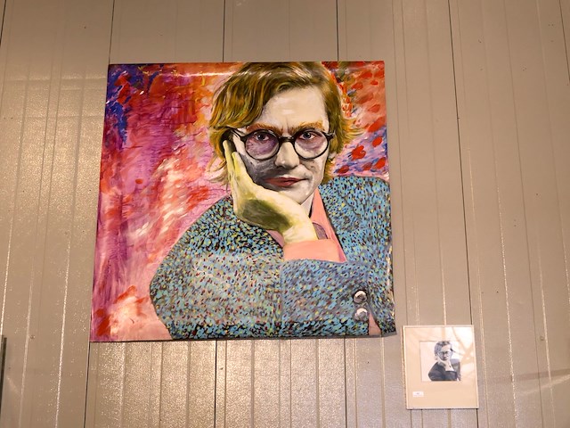 Portret op papier - afbeelding 1 van  4