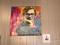 Portret op papier - afbeelding 1 van  4