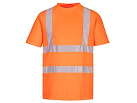 Portwest - ec12 - t-shirt hi-vis orange maat l (18x) - afbeelding 1 van  2