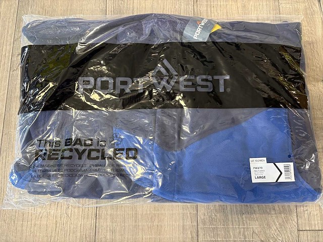 Portwest - pw270 - fleecejas maat l (10x) - afbeelding 2 van  2
