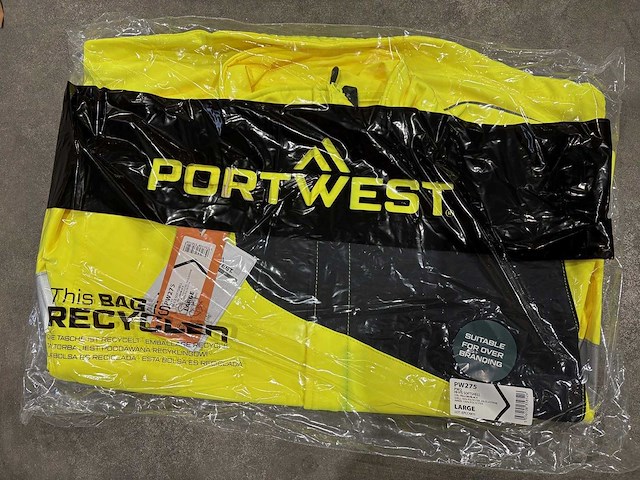 Portwest - pw275 - softshell jacket hi vis size 2xl (11x) - afbeelding 2 van  2