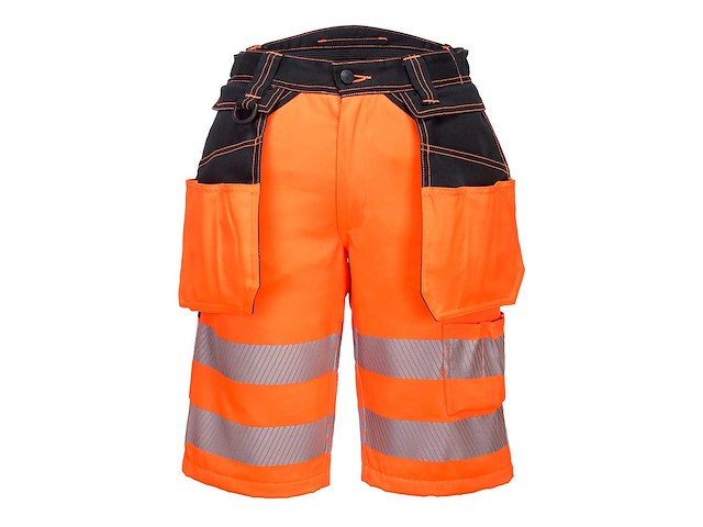 Portwest - pw343 - hi vis holster shorts maat 48 (10x) - afbeelding 1 van  3