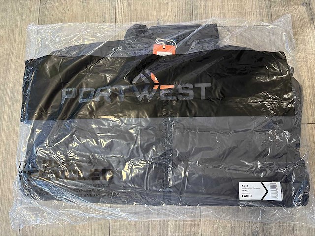 Portwest - s546 - gevoerde jas zwart maat l (6x) - afbeelding 2 van  2