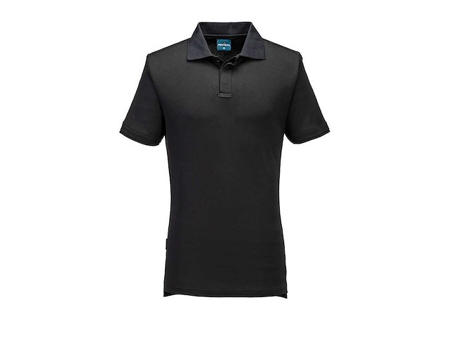 Portwest - t722 - polo black size m (15x) - afbeelding 1 van  1