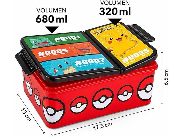 P:os pokémon broodtrommel - afbeelding 3 van  3