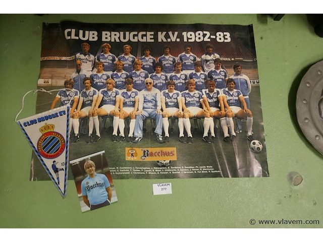 Poster club brugge - afbeelding 1 van  1