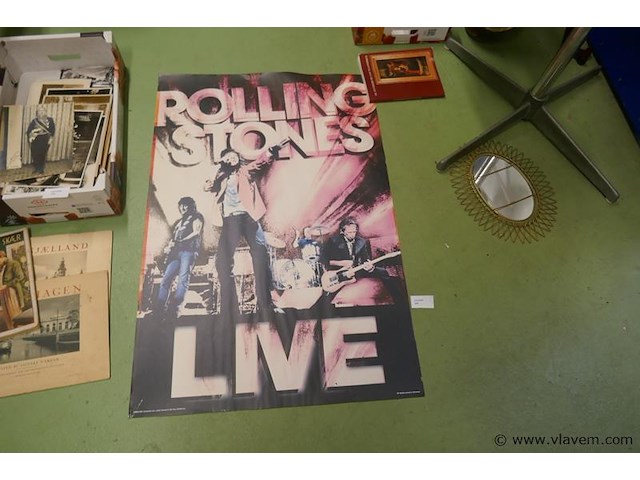 Poster rolling stones - afbeelding 1 van  1