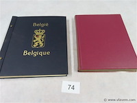 Postzegelboeken 2 stuks, deels gevuld - afbeelding 1 van  8