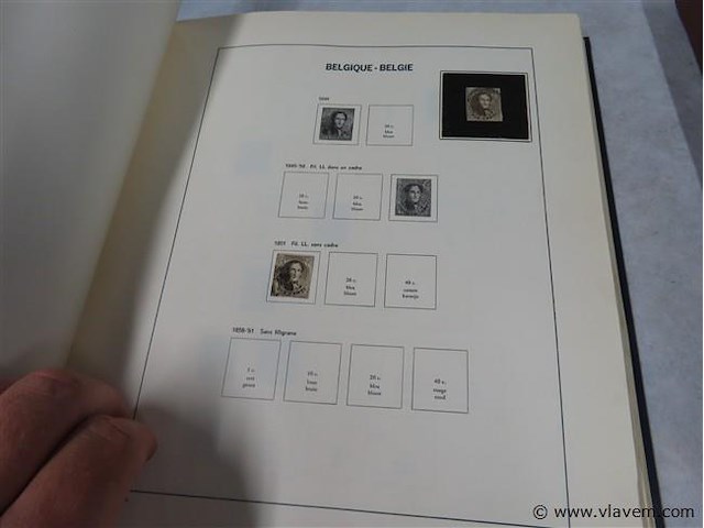 Postzegelboeken 2 stuks, deels gevuld - afbeelding 2 van  8