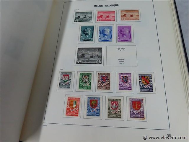 Postzegelboeken 2 stuks, deels gevuld - afbeelding 4 van  8