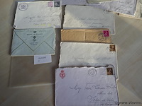 Postzegels op brief - afbeelding 1 van  2