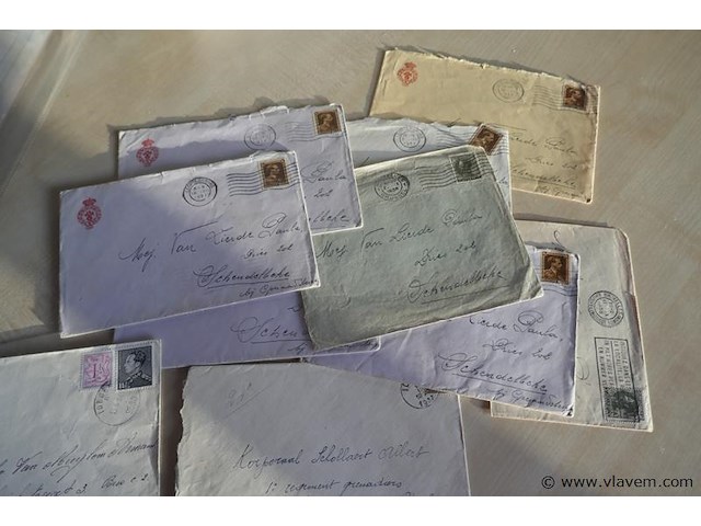 Postzegels op brief - afbeelding 2 van  2