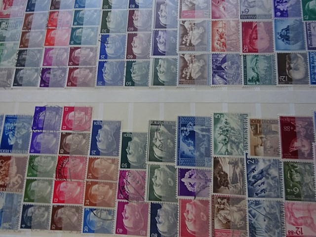 Postzegels reich en duitsland in 3 boeken - afbeelding 5 van  10