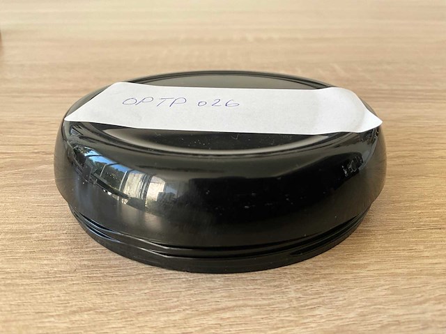 Pot favorit soft 150ml zwart blinkend (et) deksel (6028x) - afbeelding 1 van  3