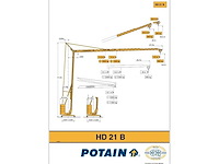 Potain hd21b mobiele torenkraan - afbeelding 16 van  21