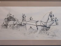Potloodtekening d. regout (1988) "vierspan in...