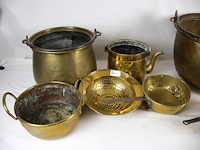 Potten geel koper (plm 6) - afbeelding 2 van  9