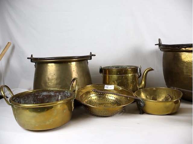 Potten geel koper (plm 6) - afbeelding 3 van  9