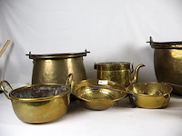 Potten geel koper (plm 6) - afbeelding 3 van  9