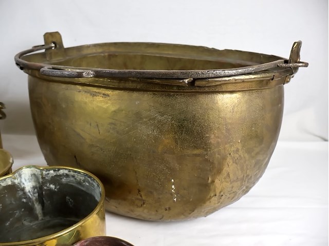 Potten geel koper (plm 6) - afbeelding 6 van  9