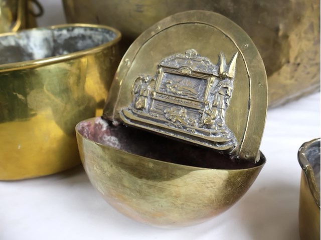 Potten geel koper (plm 6) - afbeelding 7 van  9