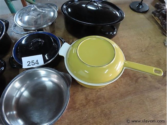 Potten, inox en fonten dekselpan - afbeelding 2 van  6